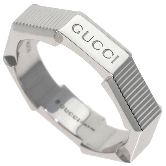GUCCI 18k White Gold Love Ring - Picture 1 of 9